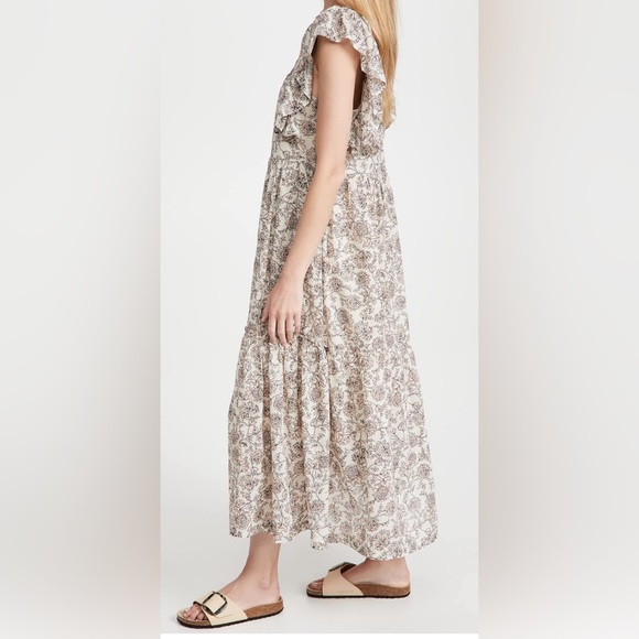 ⭐️SOLD⭐️NWT Free People Women's Bonita Printed Midi Dress - Picture 4 of 16